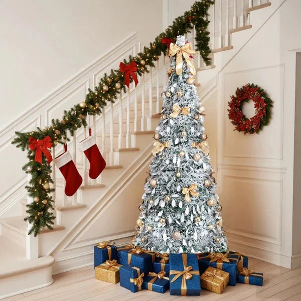 A Árvore de Natal Mais Rápida do Brasil – Monta em Segundos, Já Vem com LED e Acompanha BRINDE Exclusivo!